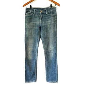 Goldsign Jeans Frontier Slim Size 26 Splatter Whiskering